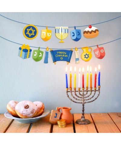 Happy Hanukkah Decorations Paper Banners - Holiday Chanukah Party Supplies Favors $15.05 Kids' Party Decorations