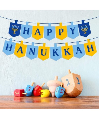 Happy Hanukkah Decorations Paper Banners - Holiday Chanukah Party Supplies Favors $15.05 Kids' Party Decorations