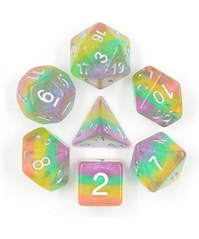 HD Polyhedral Dice Sets D&D Dice for Dungeon and Dragons RPG Role Playing Games MTG Pathfinder Table Top Games 7 Dice Set Che...