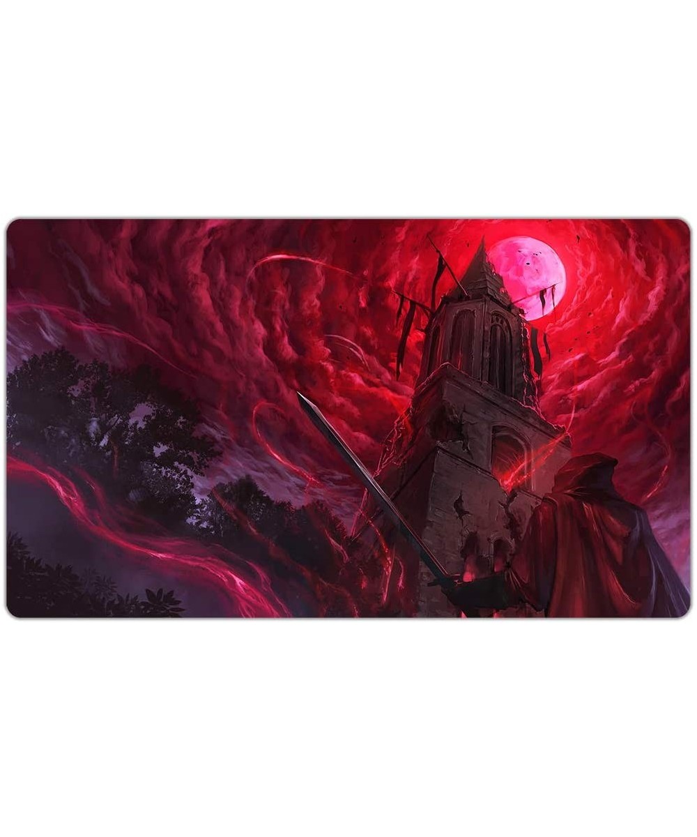 Hell Night Playmat Inked Gaming TCG Game Mat for Cards (13+) $62.02 Card Games