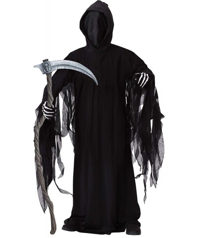 Child's Spooky Death Robe Costume Kid's Dark Reaper Costume $50.25 Kids' Costumes