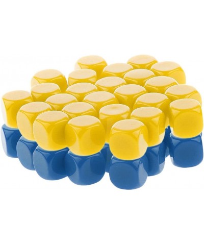 50 Pieces Opaque Blank D6 &D RPG MTG Party Games Yellow + Blue $27.83 Game Accessories