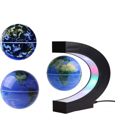 Magnetic Levitation Floating Globe World Map with C Shape Base (Blue 4" Constellations Globe) $64.94 Geographic Globes