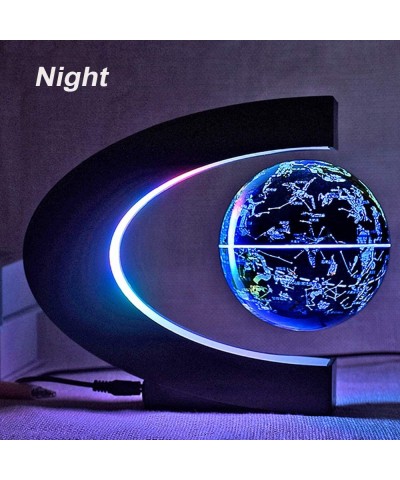 Magnetic Levitation Floating Globe World Map with C Shape Base (Blue 4" Constellations Globe) $64.94 Geographic Globes