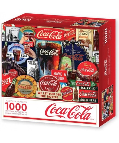 Majestic 1000 Piece Jigsaw Puzzle Coca-Cola Decades of Tradition - Made in USA - Compact Box $18.47 Jigsaw Puzzles