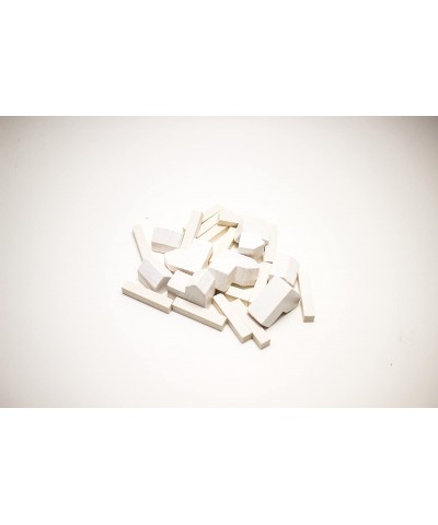 White Wood Replacement Player Pieces $25.42 Game Accessories