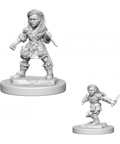 Dungeons & Dragons: Nolzur's Marvelous Unpainted Minis: Halfling Female Rogue $17.50 Miniature Novelty Toys