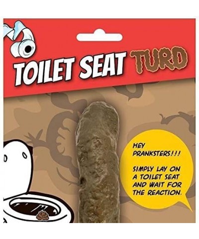 Fake Poo Toilet Seat Turd Secret Santa Joke/novelty/gift/prank $17.13 Gags & Practical Joke Toys