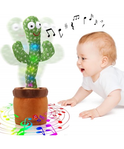 Talking Cactus Mimicking Toy Cactus Baby Toy That Repeat What You Say Singing Dancing Funny Push Toy Gifts for Babies Boys Gi...