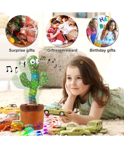 Talking Cactus Mimicking Toy Cactus Baby Toy That Repeat What You Say Singing Dancing Funny Push Toy Gifts for Babies Boys Gi...