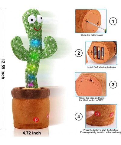 Talking Cactus Mimicking Toy Cactus Baby Toy That Repeat What You Say Singing Dancing Funny Push Toy Gifts for Babies Boys Gi...