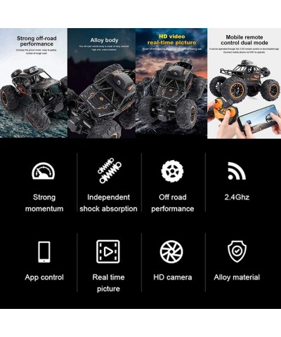 RC Car Remote Control Car with 720P HD FPV Camera 1/18 Scale Off-Road Remote Control Truck Gravity Sensor Rc Truck High Speed...