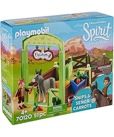 DreamWorks Spirit Snips & Señor Carrots with Horse Stall $30.27 Toy Building Sets