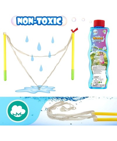 19PCS Giant Bubble Wands Kit Included Bubble Solution Bubbles Toys for Kids Summer Outdoor Toys and Backyard Games for Boys a...