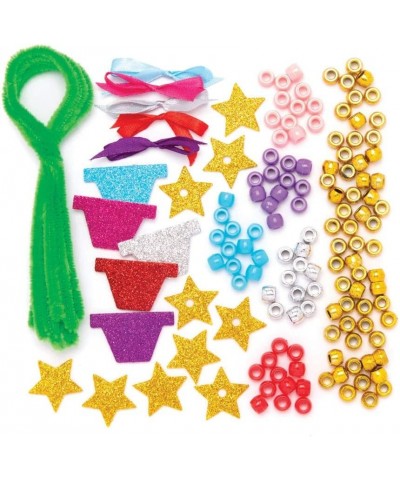 AT106 Ltd Christmas Tree Bead Decoration Kits Festive Arts and Crafts (Pack of 5) $16.87 Craft Kits