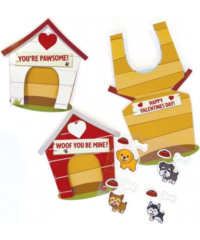 Sticker Fun Doghouse 28 Card Super Valentine Exchange Pack for Kids $25.59 Kids' Party Favor Sets