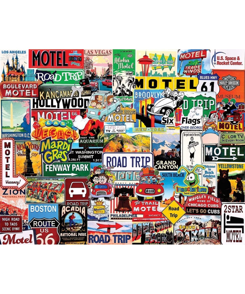 Puzzles Road Trip 1000 Piece Jigsaw Puzzle $34.12 Jigsaw Puzzles