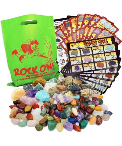 ROCK ON! Geology Game with Rock & Mineral Collection – Collect and Learn with STEM-based Educational Science Kit in Carrying ...