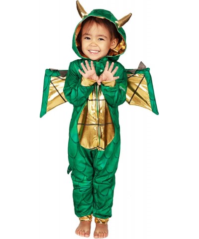 Cute Green Dragon Halloween Costume Jumpsuit for Babies and Toddlers Unisex Sizing $93.10 Kids' Costumes