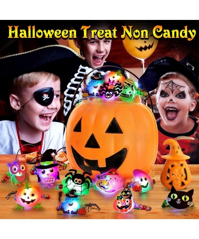 15Pcs Halloween Gifts for Toddlers Kids Prizes Halloween Bracelets LED Light Up Toys for Halloween Party Favors Glow in The D...