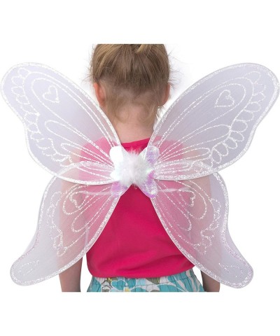 Kids Girls Fairy Wings and Wand Fancy Dress Set – Silver Gold Pink White for Children (3-10 years) $26.08 Kids' Costumes