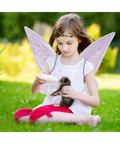 Fairy Wings Costume Set Sparkle Butterfly Fairy Angel Wings Party Favors Halloween Dress Up Cosplay for Women Girls $27.00 Ki...