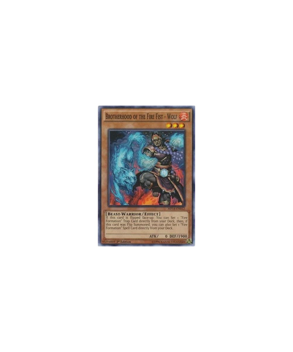 Brotherhood of The Fire Fist - Wolf (MP14-EN012) - Mega Pack 2014 - 1st Edition - Common $11.02 Card Games