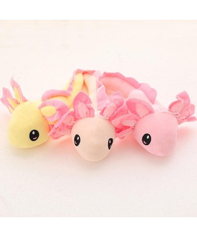 1 Pcs Kawaii Axolotl Plush Doll Toys Soft Animal Stuffed Pillow Doll Cute Soft Axolotl Gifts for Boys Girls (Yellow) $25.58 K...