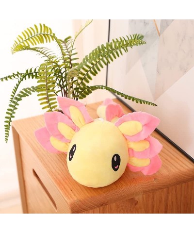 1 Pcs Kawaii Axolotl Plush Doll Toys Soft Animal Stuffed Pillow Doll Cute Soft Axolotl Gifts for Boys Girls (Yellow) $25.58 K...