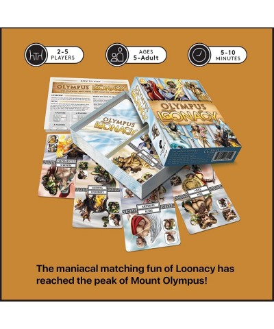 Olympus Loonacy Card Game - Greek Mythology Games for Family Night Super Fun Adults Teen Kids Families 2-5 Player Ages 5 Year...