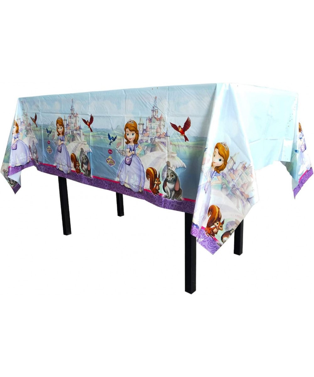 1pcs Disney Princess Sofia The First Themed Birthday Party Decorations – Disposable Sofia The First Plastic Tablecloth | 71.2...