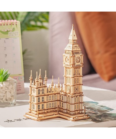 3D Wooden Puzzles for Adults Big Ben with Lights Architecture Model and Building Kit(TG507) $26.59 3-D Puzzles