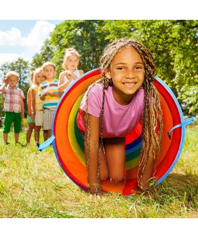 Play Tunnel for Kids 6 Feet Crawl Through Dog Tunnel Outdoor Baby Tunnel Crawl Indoor Bounce Crawling Tunnel Colorful Kids' P...