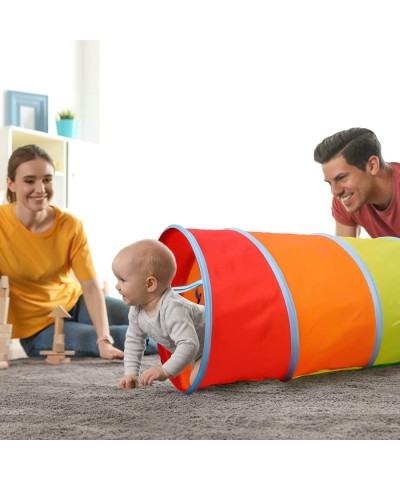 Play Tunnel for Kids 6 Feet Crawl Through Dog Tunnel Outdoor Baby Tunnel Crawl Indoor Bounce Crawling Tunnel Colorful Kids' P...