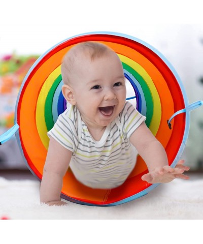 Play Tunnel for Kids 6 Feet Crawl Through Dog Tunnel Outdoor Baby Tunnel Crawl Indoor Bounce Crawling Tunnel Colorful Kids' P...