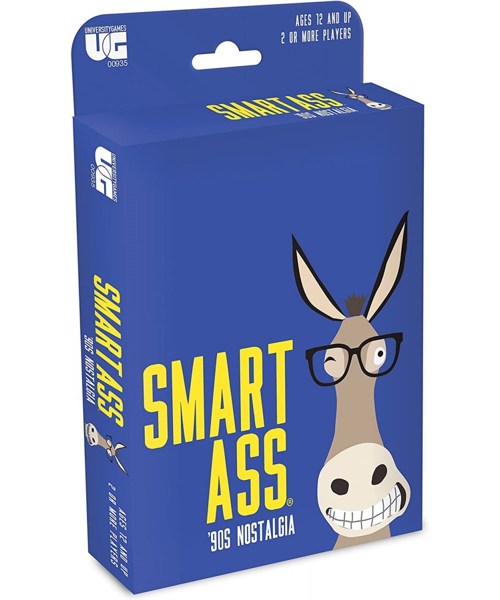 Smart Ass '90s Tuck Box Card Game from Perfect for Game Night on The Go for 2 or More Players Ages 12 and Up $17.50 Card Games