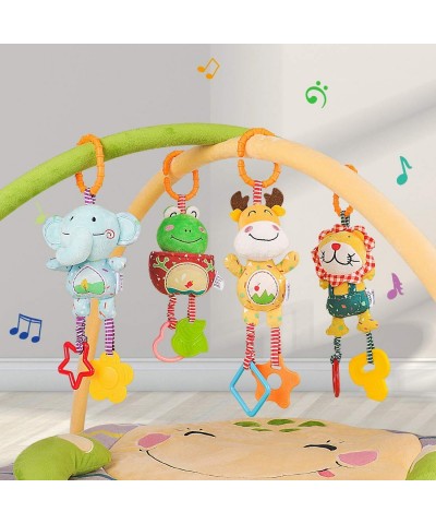 Baby Toys for 0 3 6 9 12 Months Handbells Baby Rattles Soft Plush Early Development Stroller Car Toys for Infant Newborn Birt...