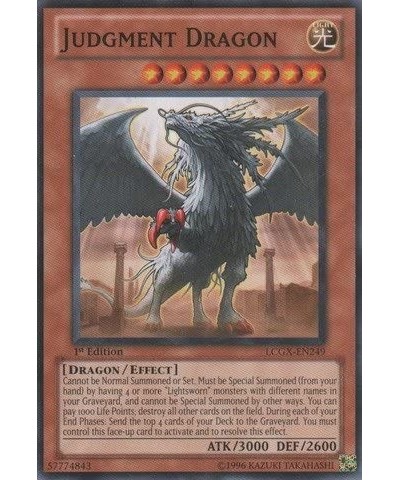 Judgment Dragon (LCGX-EN249) - Legendary Collection 2 - Unlimited Edition - Common $11.64 Card Games