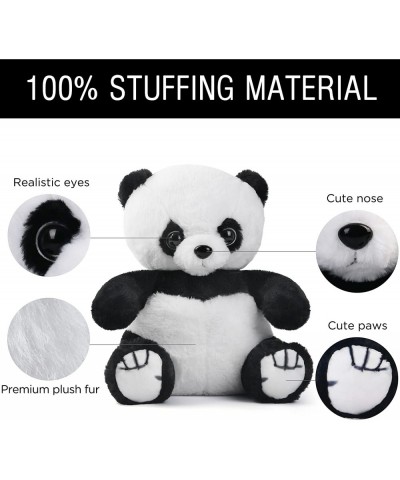 12'' Panda Stuffed Animal Soft Cuddly Baby Panda Plush Toy White and Black $29.18 Stuffed Animals & Teddy Bears