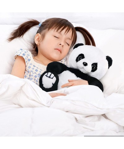 12'' Panda Stuffed Animal Soft Cuddly Baby Panda Plush Toy White and Black $29.18 Stuffed Animals & Teddy Bears