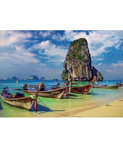 - Krabi Thailand - 2000 Piece Jigsaw Puzzle - Puzzle Glue Included - Completed Image Measures 37.75" x 26.75" - Ages 14+ (180...