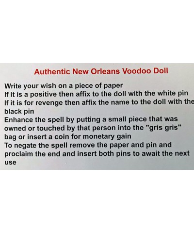 Voodoo Doll Purple Health Prosper Revenge Spells Magic New Orleans $24.15 Dolls