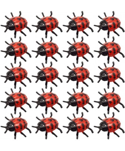 25 Pieces Mini Ladybug Toys Plastic Fake Ladybug Realistic Garden Decoration for Halloween Prank Props Party Favors $21.51 Ga...