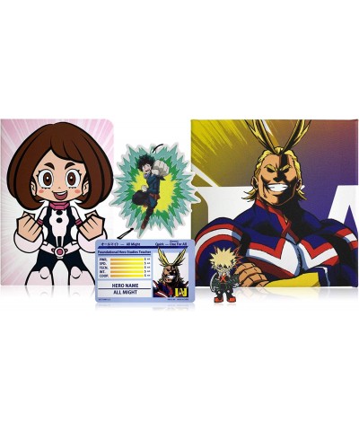 My Hero Academia LookSee Mystery Gift Box | Includes 5 Official Boku No Hero Collectibles | Includes Wall Art Enamel Pin & Mo...