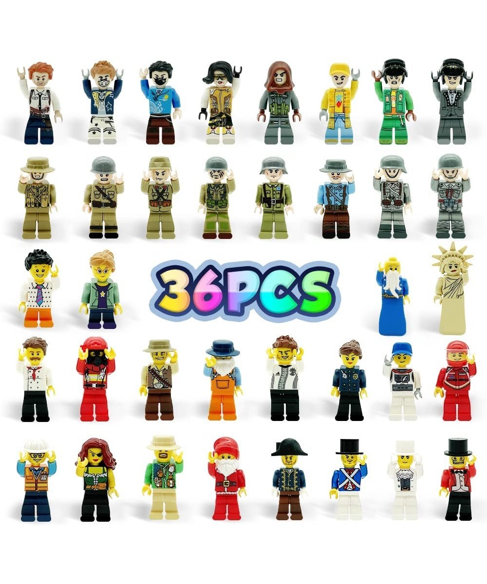 Mini Figure Toy Minifigures Stuffer Minifigures Building Bricks with Accessories Boys and Girls Little Gift for Christmas Sto...