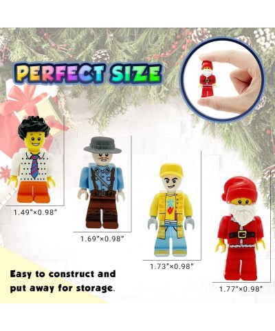 Mini Figure Toy Minifigures Stuffer Minifigures Building Bricks with Accessories Boys and Girls Little Gift for Christmas Sto...