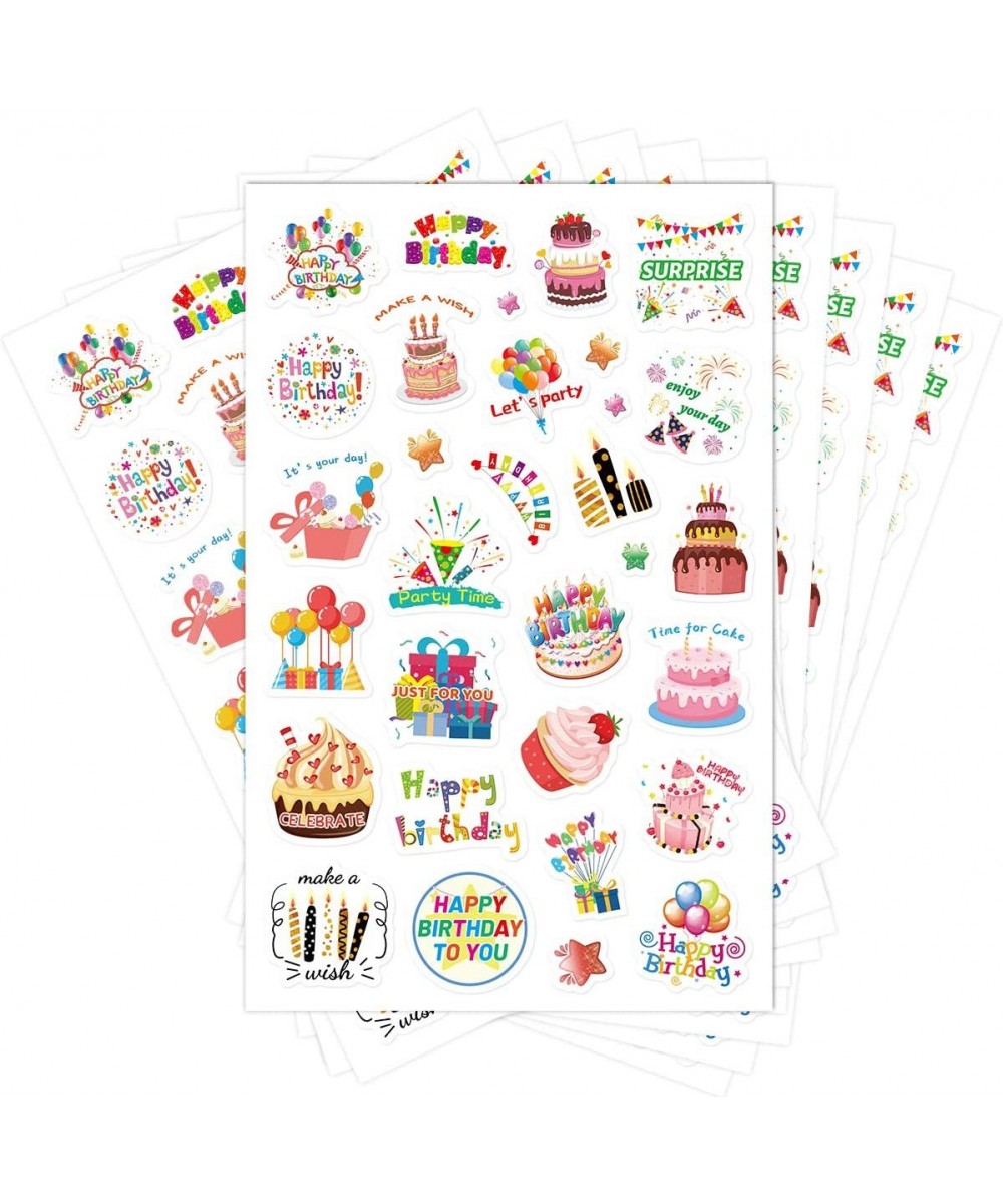 Happy Birthday Stickers 10 Sheets 300 Pcs for Kids Party Home Classroom Decoration $15.40 Kids' Drawing & Writing Boards