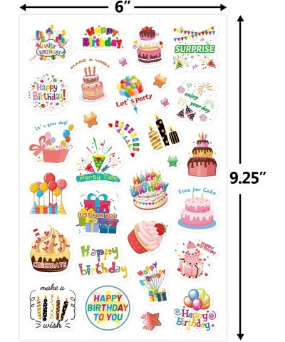 Happy Birthday Stickers 10 Sheets 300 Pcs for Kids Party Home Classroom Decoration $15.40 Kids' Drawing & Writing Boards