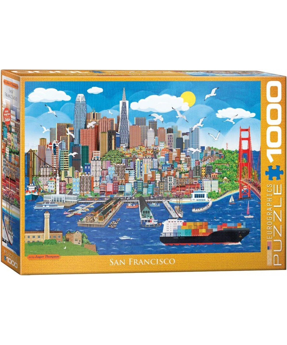 San Francisco by Jasper Tompson 1000-Piece Puzzle $38.51 Jigsaw Puzzles