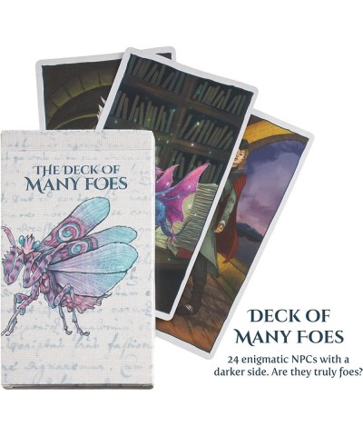 49 Hand-Illustrated Colorful Fantasy Tabletop Role Playing Game| DND 5e|The Deck of Many Friends & The Deck of Many Foes $37....